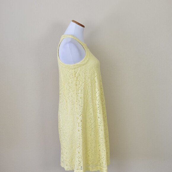 Betsey Johnson Yellow Lace Dress 2 - Picture 4 of 7